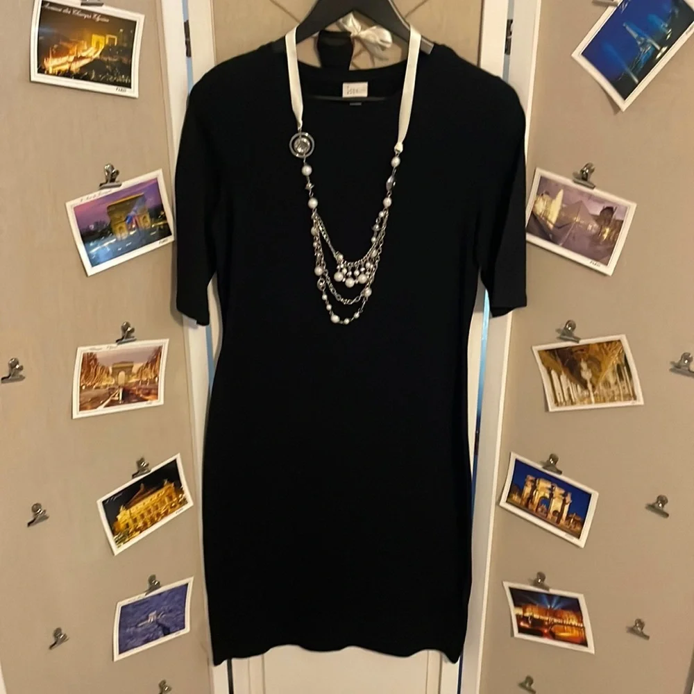 🎁3/$18🎁NWT Outfit:NWT necklace & NWT A New Day size M dress - Picture 1 of 8